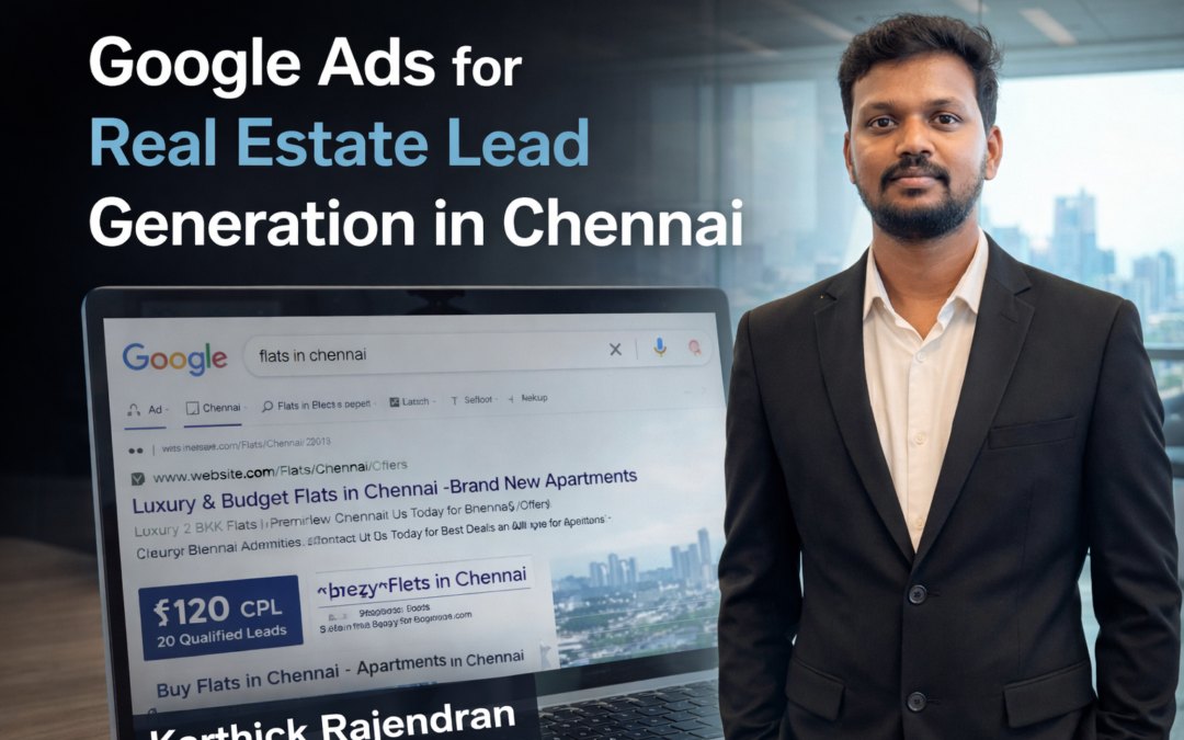 Google Ads for Real Estate Lead Generation in Chennai – Complete Strategy by Karthick Rajendran